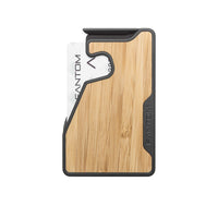 Fantom - Portefeuille M - Extra Mince - Bambou-Peut contenir de 4 à 7 cartes sans s'étirer - ce portefeuille extra-fin est idéal pour transporter cartes de visite, cartes de crédit et de débit, espèces, etc