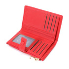 Champs - Portefeuille Mince Iconic - Rouge-7 fentes pour cartes de crédit