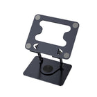 ShoppingAll - Support D’Ordinateur Portable Avec Base Rotative À 360° Pour Ordinateurs Et Tablettes Jusqu’à 17,3 Pouces – SA-LS8R-GRAY-Pliable et Léger – Se replie à plat pour un rangement et un transport faciles.