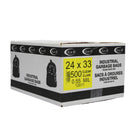 Eco II - Sacs à ordures - 24 po x 33 po  - 0.55MIL - Clair tinté - paquet de 500 -Paquet de 500