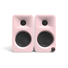 Kanto - Haut-parleurs de bureau de référence 100 W avec USB-C, RCA et Bluetooth 5.0 - Rose mat, Paquet de 2-Tweeters à dôme en soie de 3/4 po