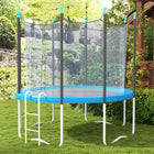 Soozier - Couverture de ressort pour trampoline 14 pi - bleu clair-Livré avec une housse pour assurer une expérience de saut plus sûre