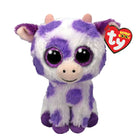 Ty - Peluche vache violette Ethel-Peluche