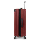 Swiss Mobility - Valsie d'enregistrement rigide 30 po de la collection JFK - Rouge-Intérieur doublé avec panneau de séparation, poches pratiques et sangles de serrage pour garder le contenu organisé et en place