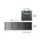 Bluetti - Panneau solaire pliable SP200L | 200 W-Énergie verte et propre pour un avenir durable : Le panneau solaire SP200L offre une solution d’énergie renouvelable qui réduit votre empreinte carbone tout en fournissant une énergie constante. Oubliez ces générateurs bruyants et polluants et adoptez une énergie solaire respectueuse de l’environnement qui s’aligne sur votre engagement à protéger l’environnement sans sacrifier la commodité.