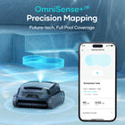 Aiper - Robot nettoyeur de piscine adaptatif sans fil Scuba X1 Pro-La technologie FlexiPath et le système de cartographie intelligent du Scuba X1 Pro garantissent des modèles de nettoyage en forme de S et de Y pour les sols de piscine, les plates-formes surélevées et les parois courbes, assurant un entretien efficace et complet