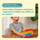 The Fidget Game - Bingo ABC!-Comprend 6 tapis fidget ABC avec les lettres et chiffres, 108 jetons recto-verso, 1 sac à cordon et des instructions