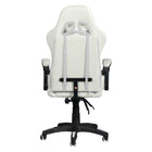 Chaise de jeu Ravagers de CorLiving - Blanc-Le siège rembourré en mousse moulée haute densité offre un bon soutien