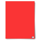 Royal Brites Carton pour Affiche Poids Lourd - 22 po x 28 po - Rouge-Surface lisse compatible avec peintures, marqueurs et adhésifs   