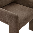 Modway - Daven Tissu Chaise de salle à manger rembourrée in Moka-8