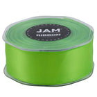 JAM Paper - Ruban de satin double face - 1 1/2" de large x 25 m - Vert lime-Notre ruban est fabriqué à partir de satin double face de la plus haute qualité, qui présente une finition légèrement brillante mais lisse