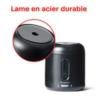 Staples - Taille-crayon électrique à double alimentation pour usage léger et personnel – Noir-Taille de la pointe du crayon ajustable pour convenir à différentes occasions