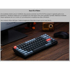 Keychron - K2 Pro White LED Wireless Mechanical Keyboard - Pro Brown Switch - 75% Layout - Black-PCB Échangeable à Chaud - Le PCB échangeable à chaud du K2 permet de changer facilement les commutateurs sans démontage ni dessoudage, vous permettant ainsi d'utiliser vos commutateurs préférés ou d'essayer de nouveaux commutateurs sans risquer d'endommager le clavier. Le PCB supporte les commutateurs mécaniques MX à 3 pins et à 5 pins. 