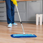 Gritt Commercial - Tête de vadrouille à poussière en microfibre bouclée - 36 po x 5 po - Bleu - Paquet de 12-Lavable à la machine