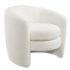 Modway - Affinity Rembourré Tissu Boucle Fauteuil à dossier incurvé - Nuage-Tissu boucle Tissu Rembourrage