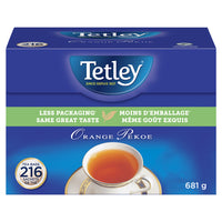 Tetley - Orange Pekoe Tea - 681 g - Paquet de 216-Profitez de l’arôme délicieux et du goût alléchant du thé Tetley Orange Pekoe