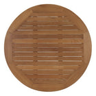 Modway - Marina Terrasse extérieure Teck Table basse ronde - Naturel-4