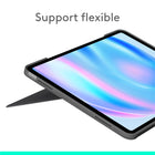 Logitech Combo Touch iPad Air 13" (M3/M2) 2024 Étui Clavier - Gris Oxford - Anglais-Modes d'utilisation à votre façon: avec ses multiples modes d’utilisation et possibilités, saisissez, dessinez, regardez des vidéos, lisez ou passez des appels sans retirer votre iPad Air de l'étui clavier 