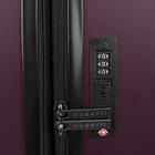 Bugatti - Bordeaux valise rigide à roulettes pivotantes – 30 po – Figue-Roues pivotantes simples à 360 degrés pour un roulement sans effort, doux et silencieux