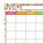 Ashley Productions - ASH97005 Smart Poly PosterMat Pals Économiseurs d'espace - 13" x 9-1/2" - Style Confetti de Calendrier - Paquet de 10-Résistant à l'eau, aucune stratification requise