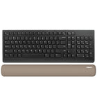 Fellowes - Repose-poignets pour clavier Breyta avec coussin HEX - Sable-100 % recyclable grâce au programme de reprise de Fellowes