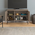 Hudson&Canal - Buffet Brighton 48" L - Chêne gris vieilli-Dimensions du produit : 14" L x 47,5" l x 32" H