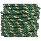 JAM Paper - Ruban de corde décoratif - 15 verges. - Vert avec de l'or-Taille : 15 mètres par bobine