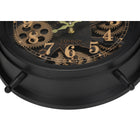 Monarch Specialties - Horloge - 12 po Rond - Mécanisme D'Engrenage - Brun - Transitionnel-Aucun assemblage n'est nécessaire, il suffit d'insérer 3 piles AA (non incluses) pour un ajout pratique et sans problème à votre décoration intérieure