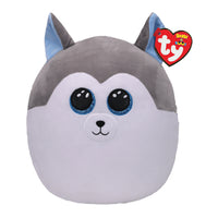 Ty - Peluche Husky gris Slush-Peluche