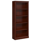 Bush Business Furniture - Bibliothèque haute à 5 tablettes Arlington, cerisier naturel (WC65515-03)-Stratifié thermofusionné sur bois composite