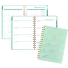 Cambridge - Agenda hebdomadaire/mensuel 2027 - 8 ½ po H x 6 po l - Glimmer - petit - bilingue-Reliure à double spirale