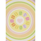 Merangue - Carnet à motifs - 8 x 10 po -  ligné - 80 feuilles - macarons-Dimensions : 26,7 cm (H) x 20,3 cm (L), format portrait