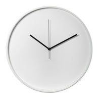Horloge murale Gry Mattr, blanche-Horloge murale moderne pour le bureau ou la maison