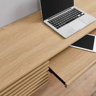 Modway - Render Fixation murale Bois Bureau - Chêne-Stratifié lisse à grain de bois