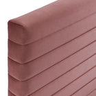 Modway - Tranquil Chenal Touffé Tête de lit King/King de Californie, Rose poussiéreuse-7 Positions de montée