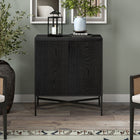 Hudson&Canal - Meuble d'appoint Brighton 28 po de largeur - Grain noir-Caractéristiques assemblage facile
