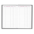 Brownline - 2025 Agenda de poche quotidien Traditional - 4-3/4 po x 3 po - Couleurs assorties - Anglais-Calendrier du mois courrant et suivant sur chaque page double 