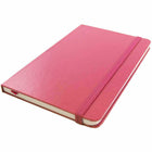 JAM Paper - Carnet de voyage à couverture rigide avec élastique - 70 feuilles lignées - 4" x 6" - Baie rose-Taille : Voyage (4 x 6 pouces) | Se glisse facilement dans les sacs, sacs à dos et porte-documents.