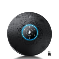 EMEET - M2 MAX Haut-parleur audio USB/Bluetooth bidirectionnel-Captation de la voix à 360° × 5 m et localisation de la voix