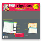 Blueline - 2024-2025 Calendrier Magnétique Frigobloc - 14 po x 1+F3:F353 1/2 po - Français-Le produit inclut des listes pour les courses, des listes pour les tâches et des notes repositionnables de 54 copies chaque