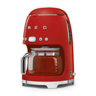 SMEG - Cafetière 10 - rouge-Programmation de l'activation automatique à une heure prédéfinie, pour apprécier le café filtré à l'heure désirée.