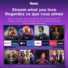 Roku - Lecteur de streaming Ultra 4K (2024)-Télé incroyablement gratuite : profitez de plus de 100 chaînes en direct, de nouvelles locales et de la météo, de chaînes de télé tendance et plus, le tout gratuitement