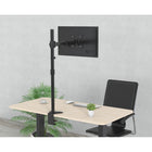 ShoppingAll - Support de montage debout entièrement réglable pour moniteur unique - Noir-6