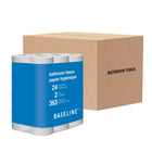 Baseline - Papier hygiénique 2 épaisseurs - 363 feuilles par rouleau - 2 Paquets de 24 Rouleaux - 48 Rouleaux-Diamètre du rouleau : 4,92 pouces