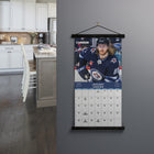 DateWorks - Calendrier Mural 16 Mois des Jets de Winnipeg 2025 - 12 po x 12 po - Bilingue-12 po x 12 po