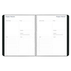 Blueline - Agenda Mensuel 14 Mois De Juillet À Août - 11 po H x 8 1/2 po l - Couleurs Assorties - Anglais-Section contacts