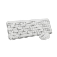 Logitech - Ensemble souris et clavier sans fil Bluetooth MK250 - Blanc-Connexion en quelques secondes: technologie sans fil Bluetooth simple et rapide pour utiliser immédiatement cet ensemble clavier et souris sans fil Logitech prêt à l’emploi, sans dongle ni port USB	