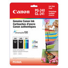 Canon - Cartouches d'encre PG-240/CL-241 noir/couleur, paquet économique (5207B005)-Comprend deux cartouches d'encre noire PG-240 et une cartouche d'encre couleur CL-241