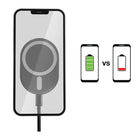 HyperGear - Chargeur de voiture sans fil MagVent MagSafe 15 W - Noir-Charge rapide sans fil de 15 W