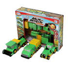 Popular Playthings - PPY60321 Mélange magnétique ou assortiment de véhicules - Ferme-Ensemble de véhicules vous permet de construire trois véhicules uniques.